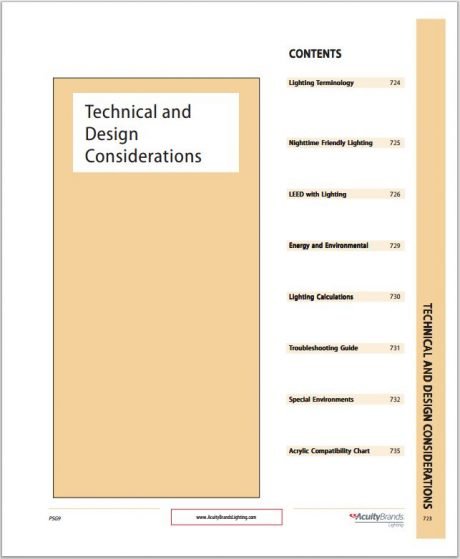Technical and design considerations